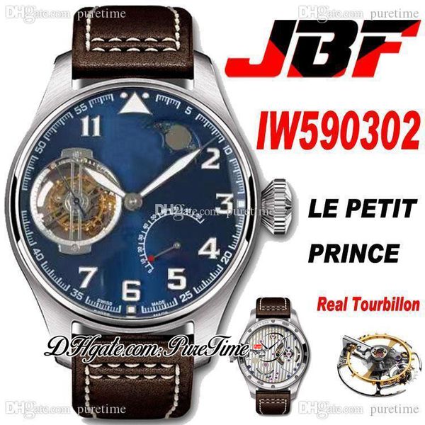 JBF IW590302 Constant-Force Tourbillon Manuel Rüzgar Erkek İzle 