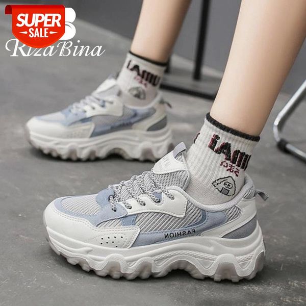 

rizabina women sneakers new arrival casual daily shoes woman spring fashion platform thick bottom lady footwear size 35-40 #gd71