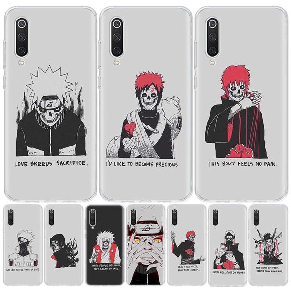 

naruto kakashi sasuke mobile phone case millet redmi my note 9s 9 8t 8 7 6 pro 5a 5 9a 8a 8 7a 6a pro s2 k30 k20