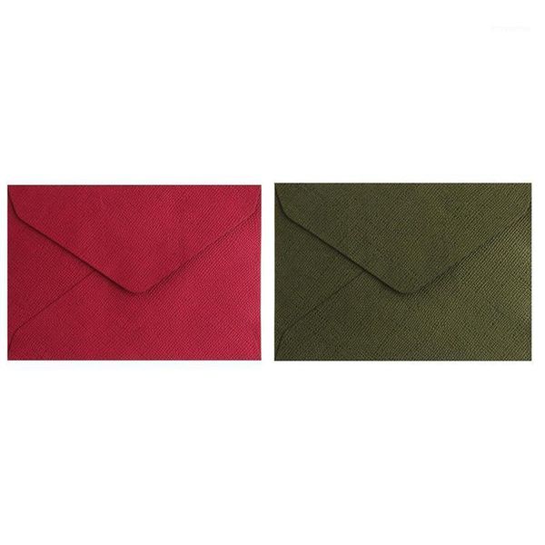 

100pcs c6 window envelopes wedding party invitation envelope greeting cards envelopes - 50pcs red & 50pcs green1