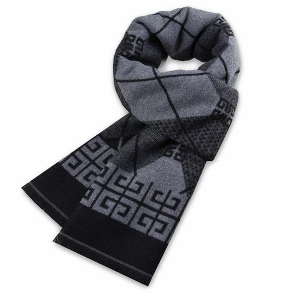 

fashion design men's casual thicken scarf male winter cashmere warm scarves neckercheif male, Blue;gray