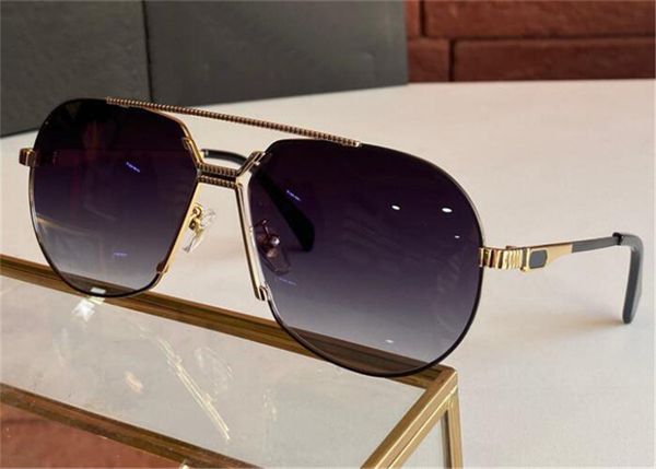 

new fashion design pilot sunglasses 968 metal frame simple popular style for man selling uv400 protection eyewear with case, White;black