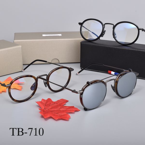 

tom mark glasses frames or women optiacl glass tb710 clip sunglasses men with original box, White;black