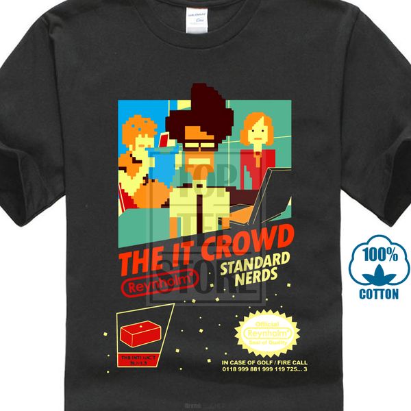 

quality new style the it crowd standard nerds funny geek computer tech tv show new black funny casual sport hooded sweatshirt hoodie t shirt