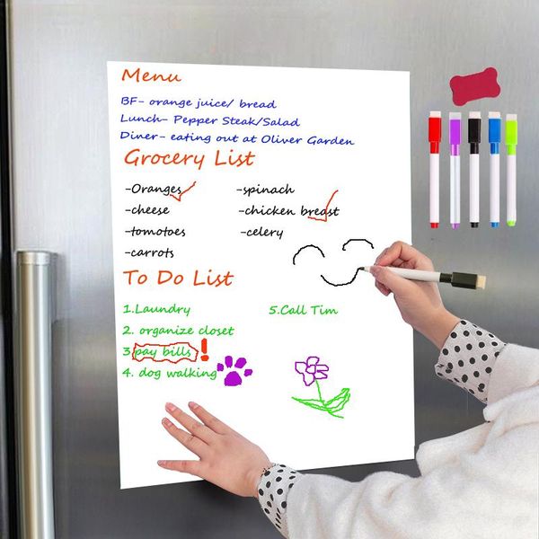 

a3 магнитная сухая стирание беседа доска доска доски школа чертежа белые доски офисные письма доска на доске холодильник магнит ремонта доск