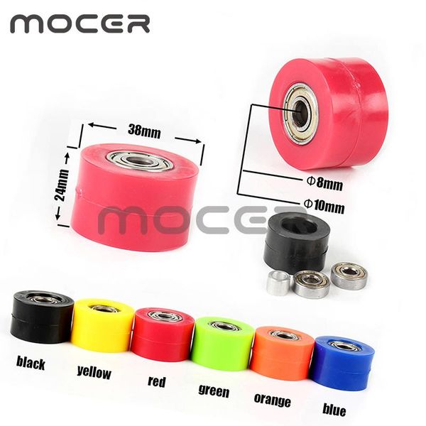 

new pit pro dirt bike motorcycle motorbike 8mm or 10mm chain roller tensioner pulley wheel guide for 125 xr crf 50 klx110