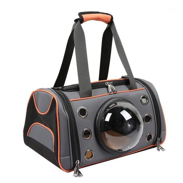 

pet dog carrier bag space shape breathable handbag puppy outdoor travel shoulder bag soft kennel large small dogs cats l1