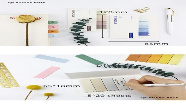

8 pcs four easons sticky note mini sticker spring summer autumn winter colorful diary sticker stationery school supplies fm178 bbysaa