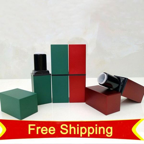 

50pcs diameter 12.1mm empty lipstick tubes diy lip container green,red color lip gloss packing container ing