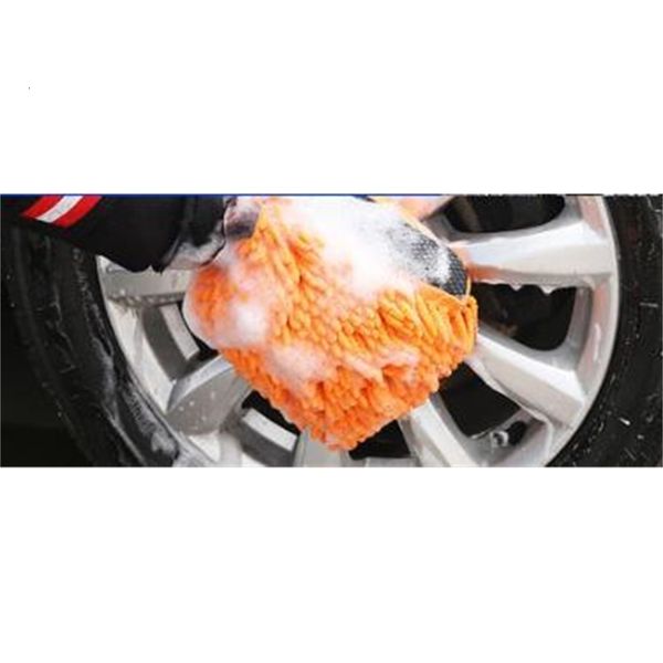

wash gloves polish waterproof chenille special hand wipe set cloth plus plush car beauty bear paws