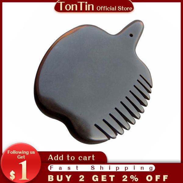 5A сорт Sibin коричневый цвет Bian Coney Massage Guasha Kit Красота лица Apple Comb 105x85x8mm 100% Оригинальный Диаграмма подарочной сумки