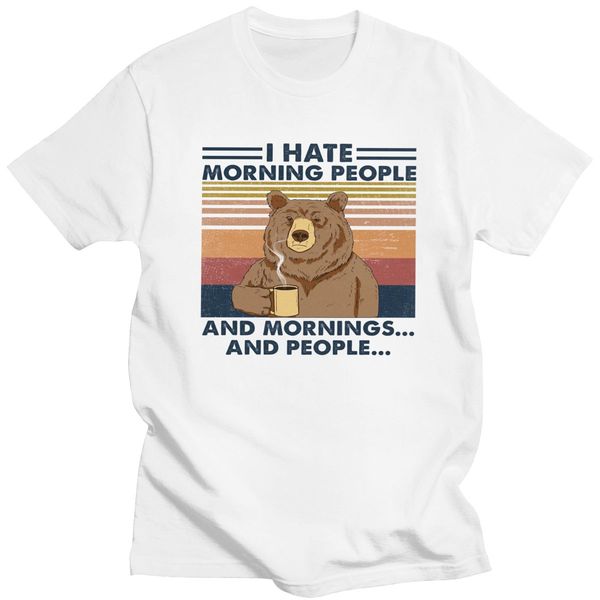 

i hate morning people and mornings and people bear men's short sleeve funny animal gifts tee sport hooded sweatshirt hoodie men t shir