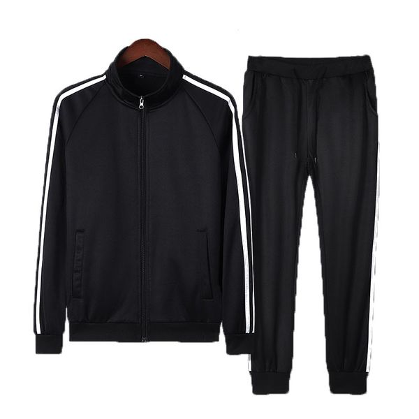 

autumn and winter style running sports two-piece three-bar men's sweater cardigan casual suit wholesale customization, Camo