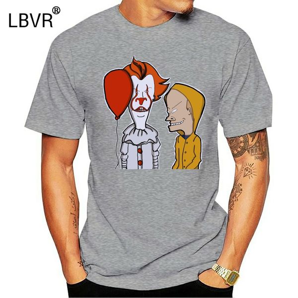 

бивис и баттхед x это pennywise и джорджи забавный horror черный для молодежи среднего возраста старого балахон дизайнеров футболки толстовк