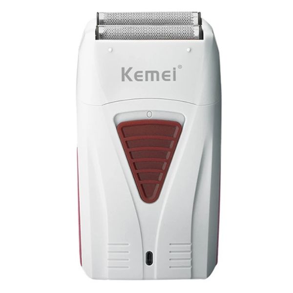 

original kemei finishing fade rechargeable electric shaver hair beard cleaning electric razor for men bald head shaving machine
