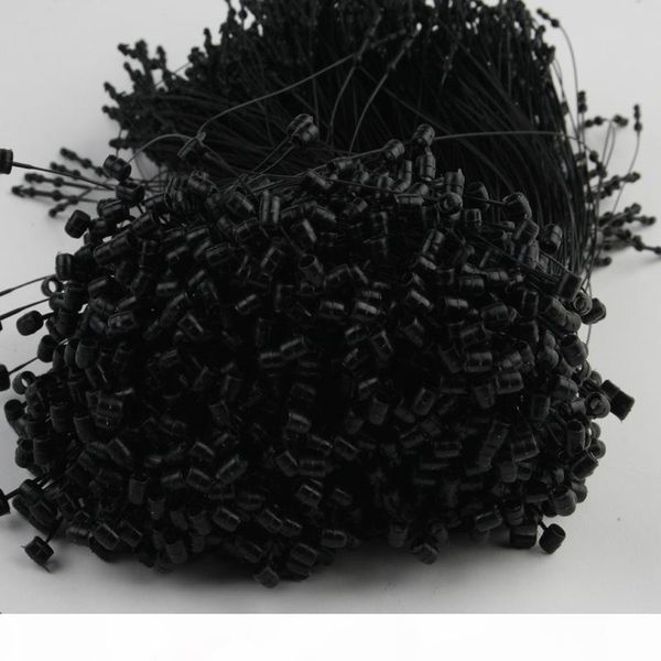 

3'' 4'' 5'' 6'' 7'' 9'' black snap lock pin security loop plastic tag fastener t