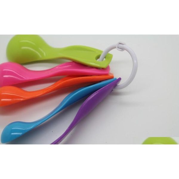 

5pcs/set measuring spoon set with scale food grade measuring kitchen baking cooking tool m jllvft allguy