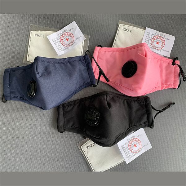 

face in stock mask designer cotton anti smog dust fog with breathing valve masks