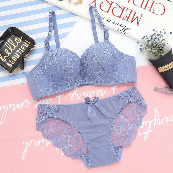 

2021 new lace lette bralette push up panties women's bra underwear set for women lingerie sets, Red;black