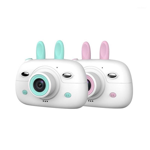 

digital cameras children mini camera 2.4inch sn display front rear dual kids video po child gift1