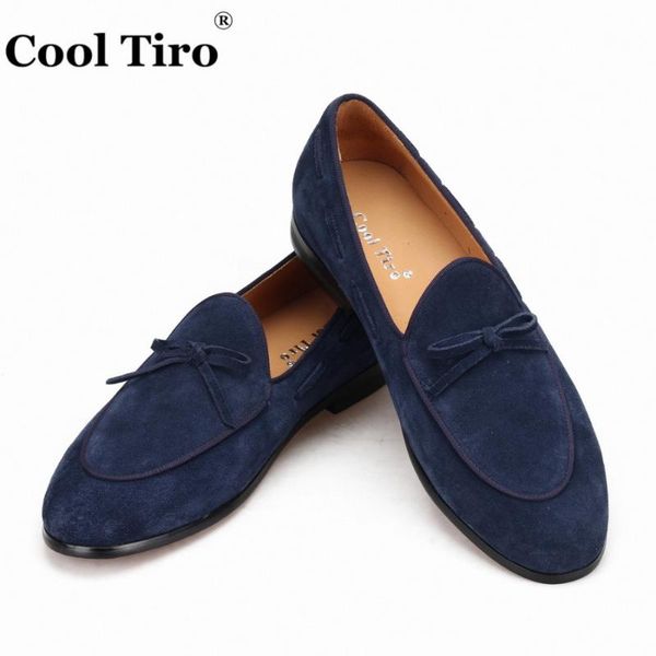 

cool tiro dark blue suede belgian loafers men dress shoes bow men's moccasins smoking slippers casual shoes wedding prom flats, Black