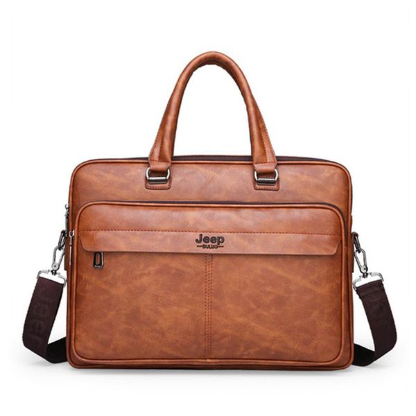 

briefcases men briefcase business casual document bag luxury messenger handbag fashion retro computer work high-quality leather