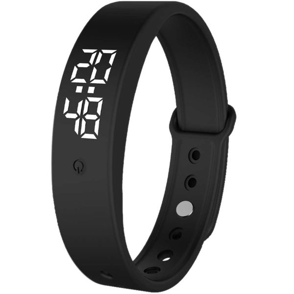 

v9 wristband, with temperature monitor, accurate display, watch, smart wristband