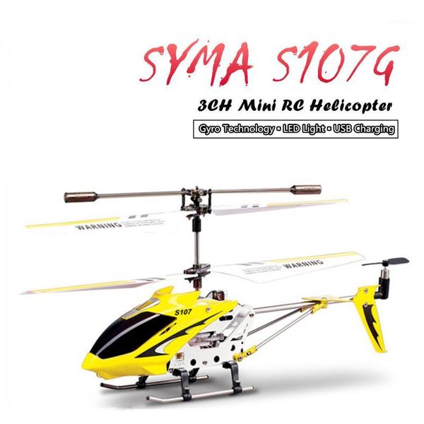 

2020 mini rc drone syma s107g rc helicopter 3.5ch alloy copter aircraft quadcopter built-in gyro helicopter drone kids toys1