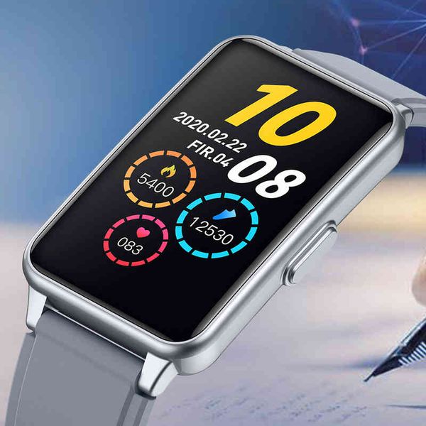 

2021 smart watch men 1.57inch full touch heart rate monitor sport fitness ip67 waterproof bluetooth answer call smartwatch women, Slivery;brown