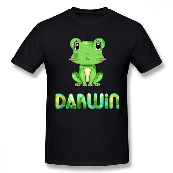

darwin t shirt darwin frog t-shirt basic short sleeves tee shirt fun graphic male 4xl 100 cotton tshirt sport hooded sweatshirt hoodie