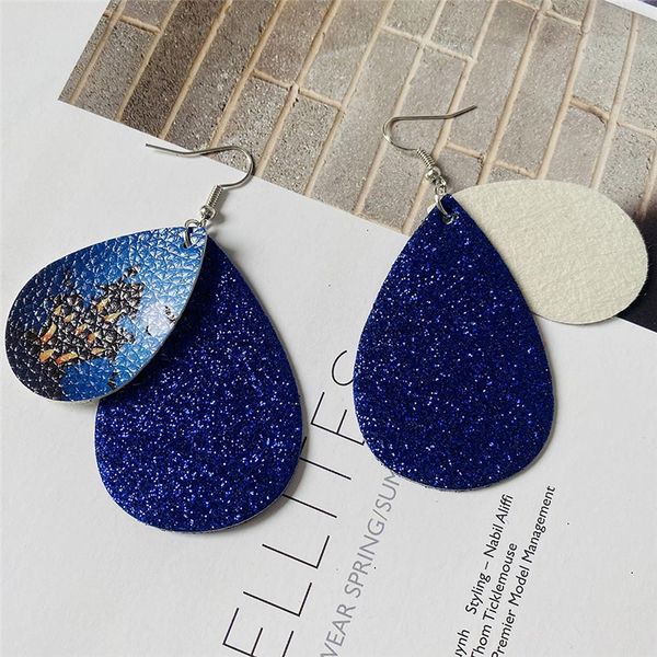 

1 pair new halloween pu leather drop earrings white pumpkin ghost skull glitter women dangle earring jewelry party gifts 78x38mm