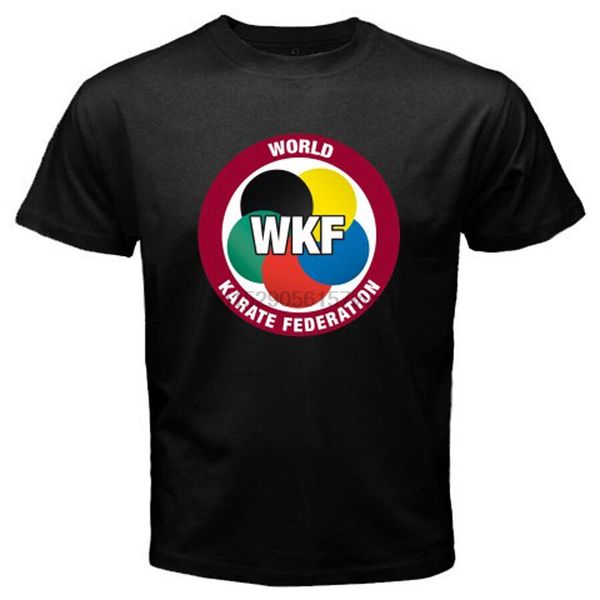 

new wkf world karate federation logo men black t-shirt size s m l xl 2xl 3xl sport hooded sweatshirt hoodie