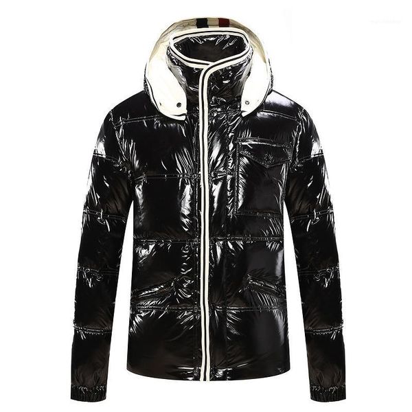 

fashion men casual winter jacket thick coats mens outdoor warm feather men winter coat outwear jackets parkas for women1, Black