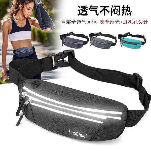 

new outdoor sports pockets waterproof personal invisible pockets running fitness anti-theft waist bag saszetka na biodra fashion1