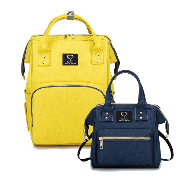 

2pcs baby diaper backpack for moms nappy mummy maternity nursing mini bag set stroller bags 1005