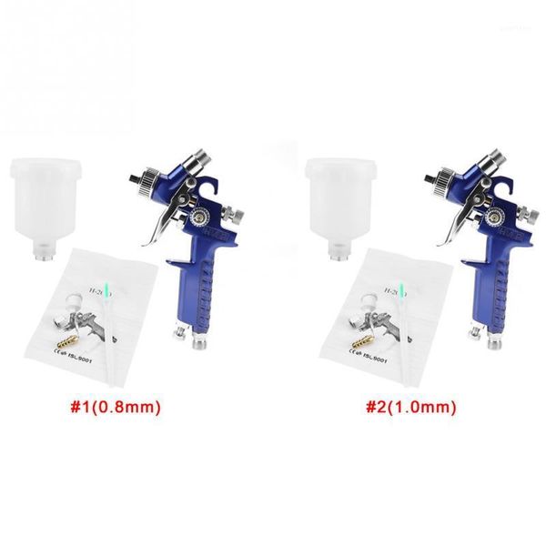 

h-2000a professional 0.8/1.0mm nozzle 125ml mini pneumatic spray gun for car painting repair new