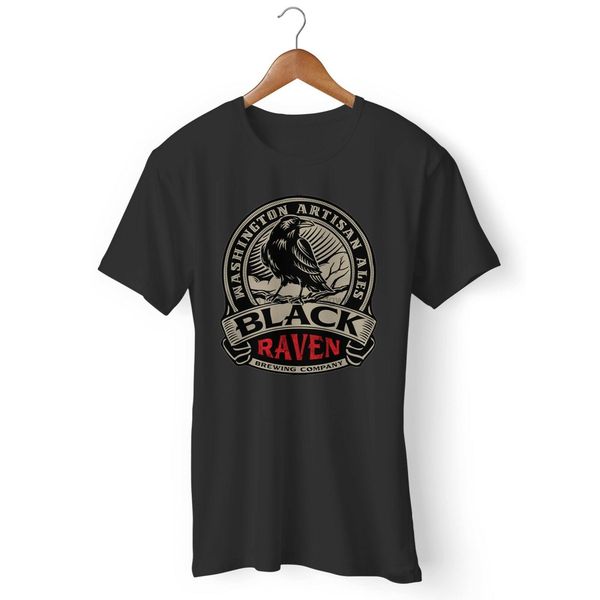 

black raven beer mans womans t-shirt sport hooded sweatshirt hoodie