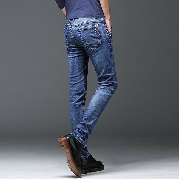 

batmo 2021 new arrival casual slim ,men's pencil pants ,skinny jeans men z005, Blue