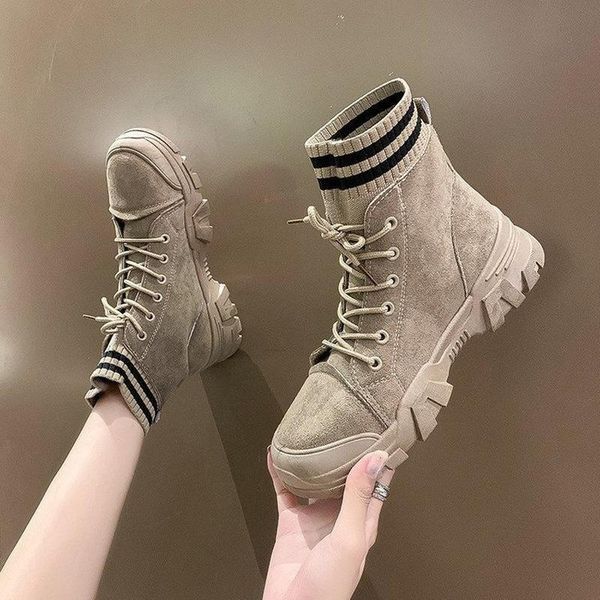 

women casual shoes autumn and winter snow boots tooling shoe martin boots outdoor anti-skid cold wear women booties, Black