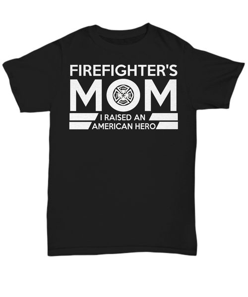 

firefighter's mom american hero proud mom t shirt tee summer tee shirt summer tee shirt sport hooded sweatshirt hoodie