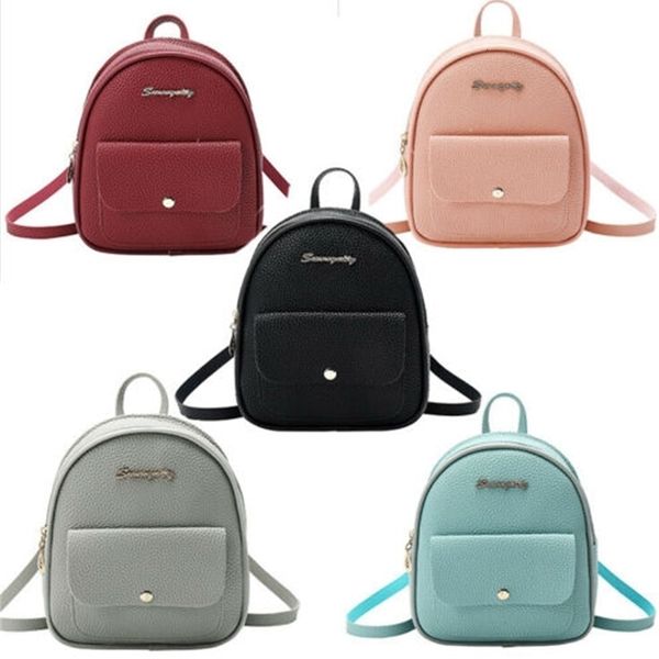 

Leather Shoulder Lady Cross Body Bag Tote Messenger Satchel Purse Ladies Solid Fashion Backpacks Bags For Women Black Friday 2020