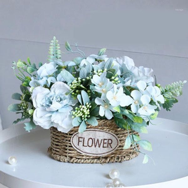 

decorative flowers & wreaths peony diy party decoration vintage silk artificial small wedding fake festival supplies home decor bouquet1