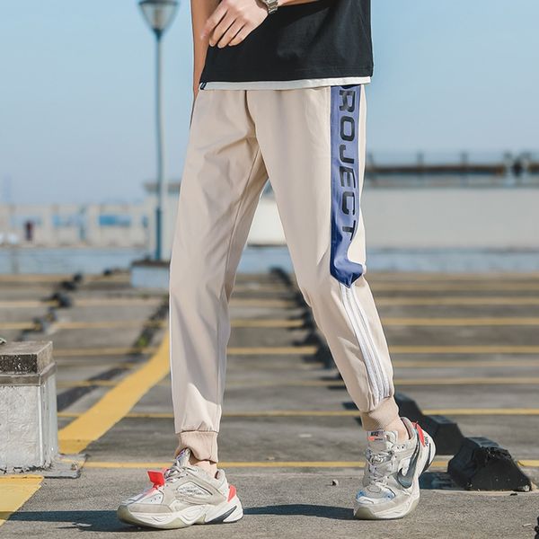 

tm3ot casual sports korean spring and autumn loose autumn wei legged fashion brand casual fashion pants men's sports pants bdkzb, Blue