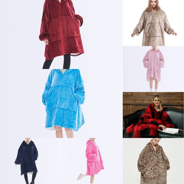 

l85to mid-length selling hooded women's double-layer flannel lazy pullover autumn and winter sweater pullover loose sweater rjyqi, Black