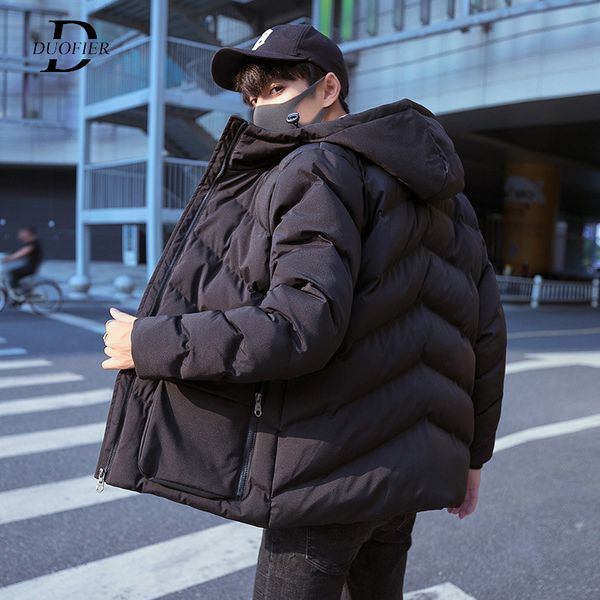 

winter men hooded parkas new male windproof jacket coat men's warm parka casual fitness coats homme outwear drop shipping 201013, Black;brown