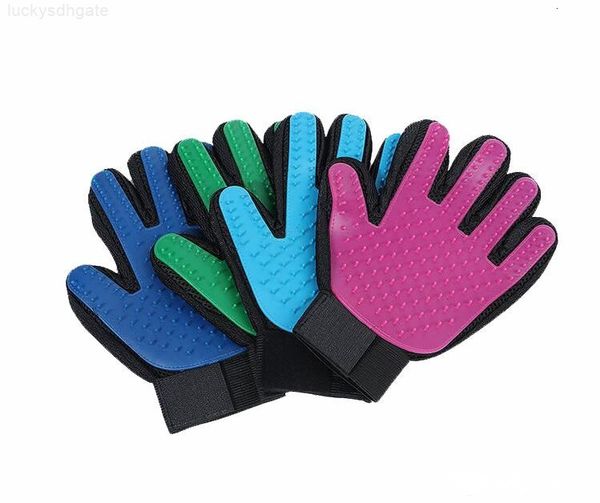 

silicone gentle pets brush efficient deshedding grooming glove dog bath cleaning supplies pet gloves accessories