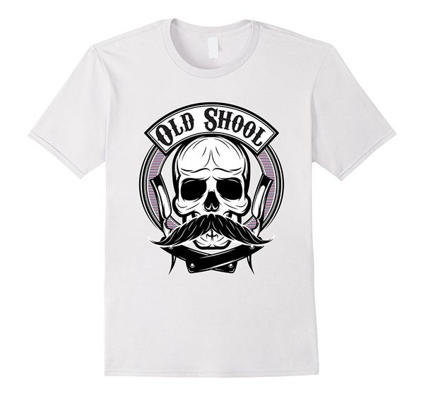

2019 100% cotton old school barber skull t-shirt tee shirt sport hooded sweatshirt hoodie