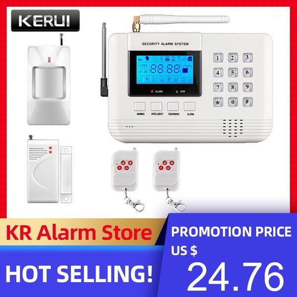 

fuers q2 alarm system security home wireless mobile intelligent digital signal processing remote intercom gsm pstn alarm system1