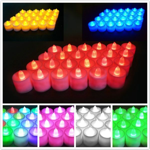 

valentine day family candles lamp wedding celebration birthday led electronic candle seven colors 0 3rp j2