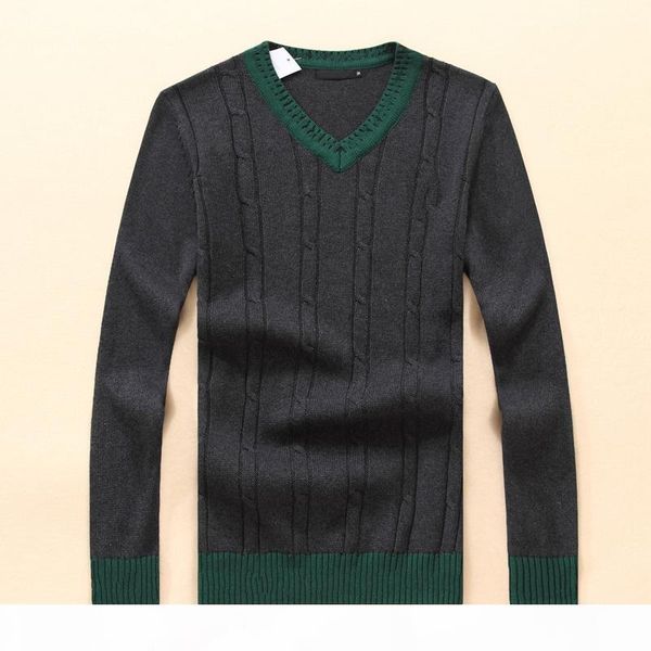 

s909 new autumn winter casual mens designer sweater brand men's knitwear logo embroidery zipper sweater warm hoodie sweate, White;black